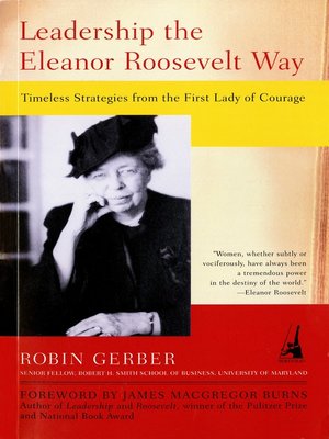cover image of Leadership the Eleanor Roosevelt Way